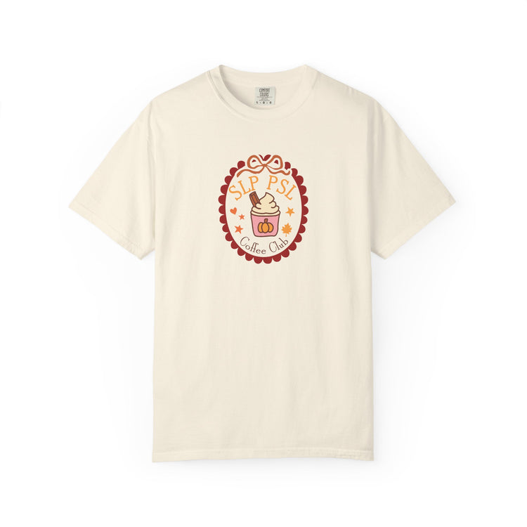 SLP coffee club comfort colors tee