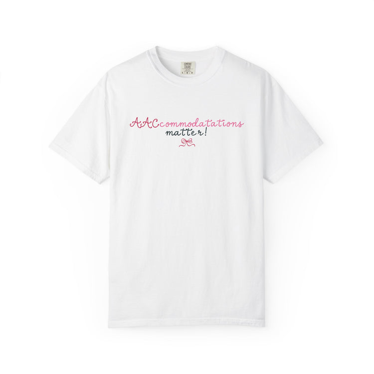 AACcommodations comfort colors tee