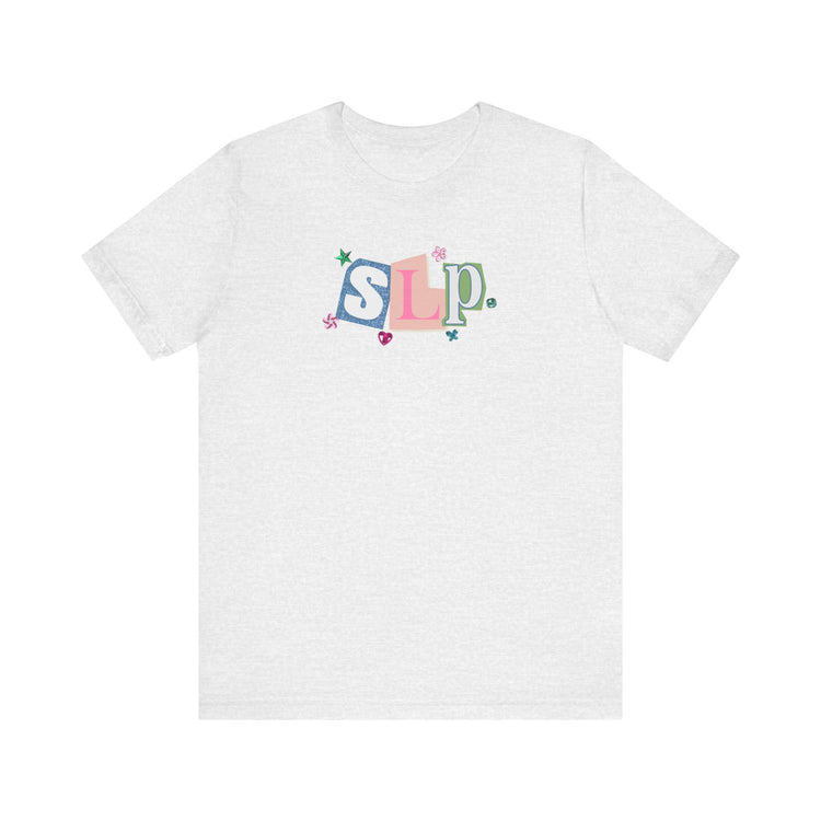 SLP newspaper gem tee