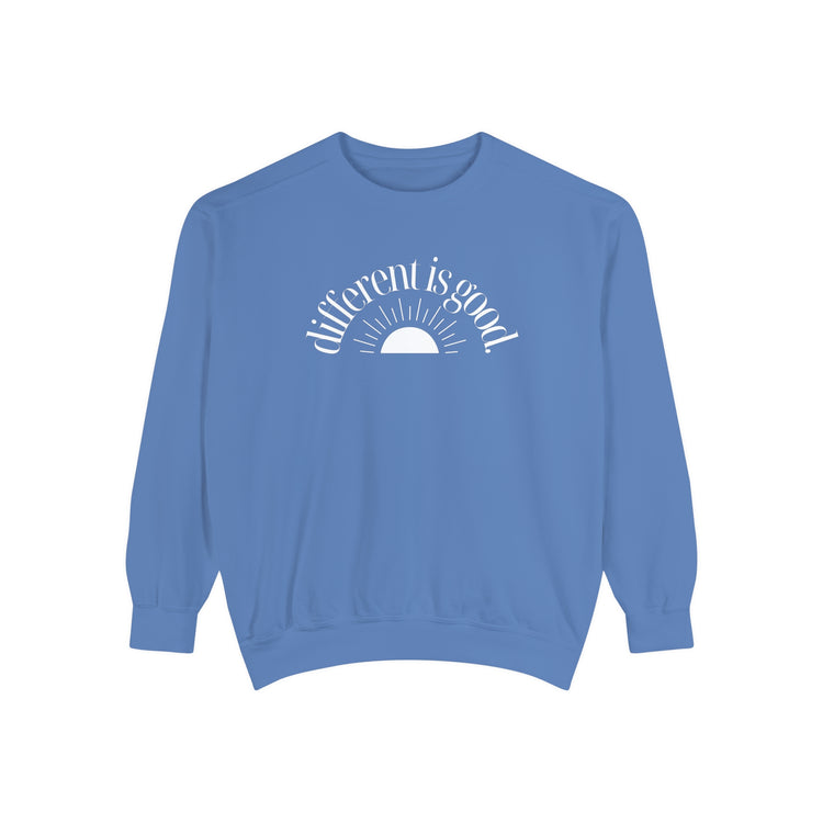 different is good sun comfort colors crewneck