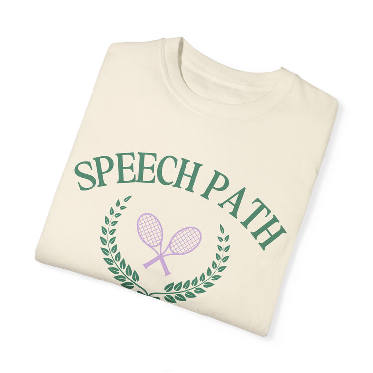 speech path crest comfort colors tee