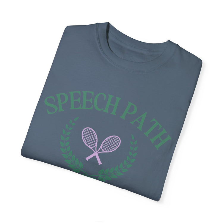 speech path crest comfort colors tee