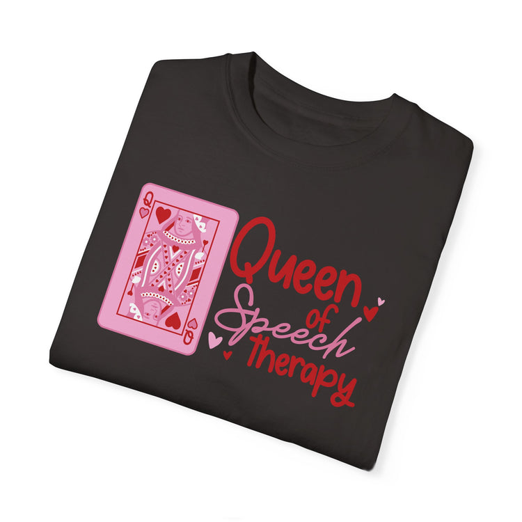 queen of hearts//speech comfort colors tee