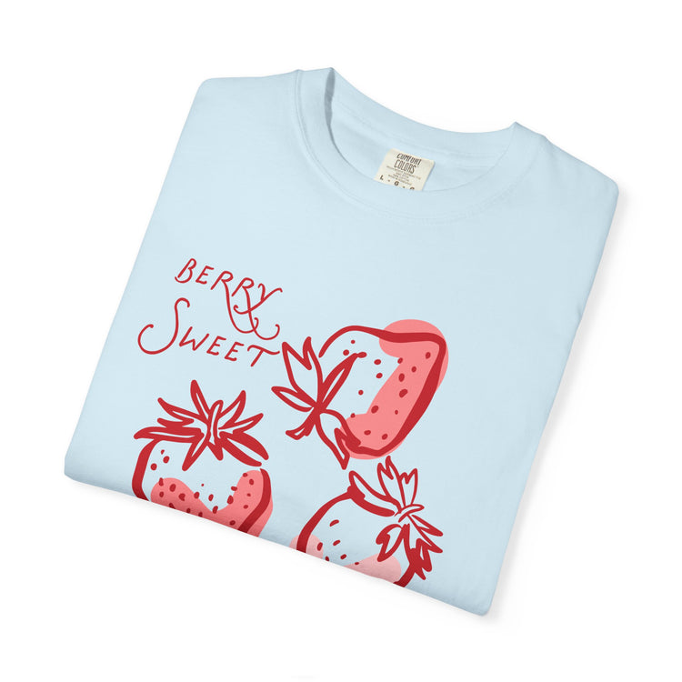strawberry speech comfort colors tee