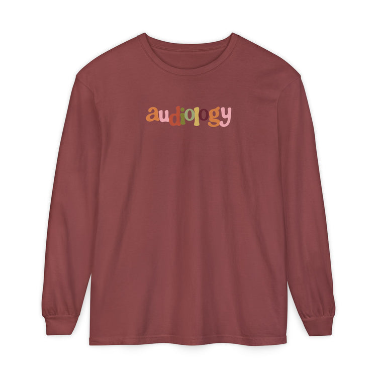 fall audiology long sleeve tee