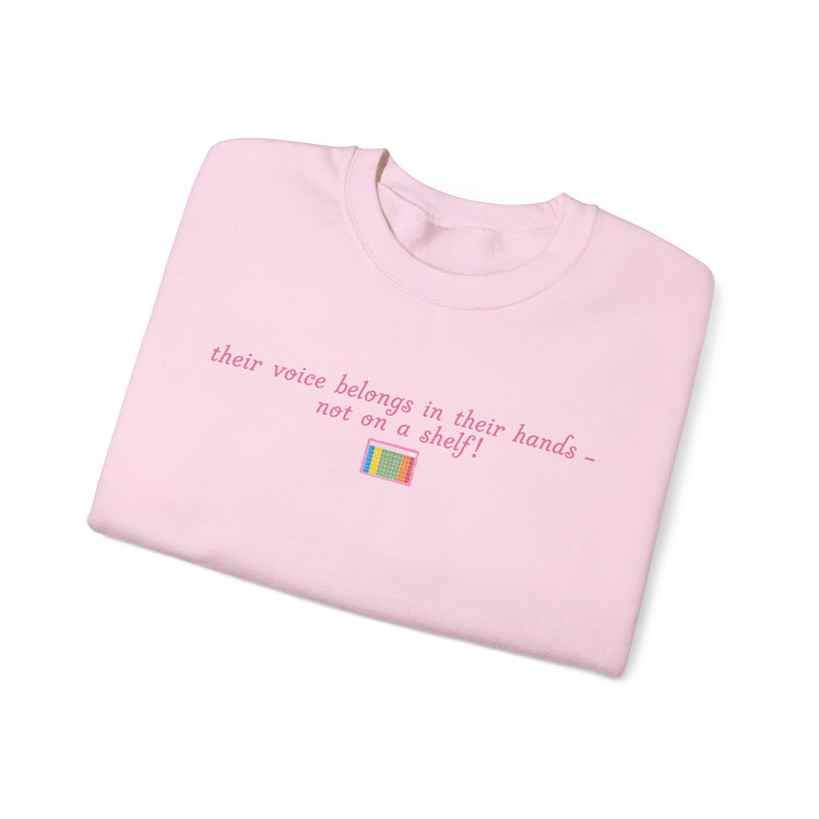 get off the shelf AAC! crewneck
