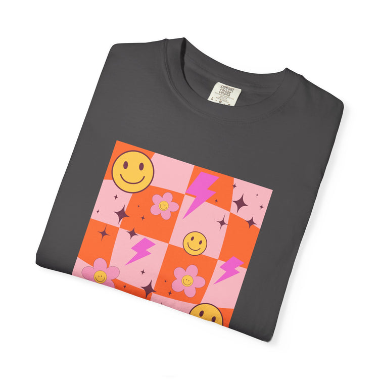 smiley disco speech path comfort colors tee