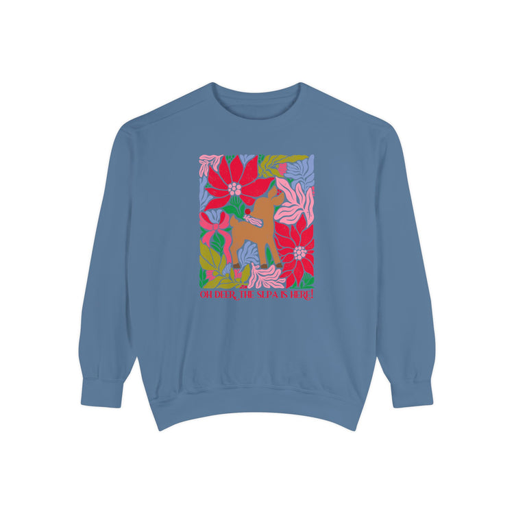 oh deer, the slpa is here comfort colors crewneck