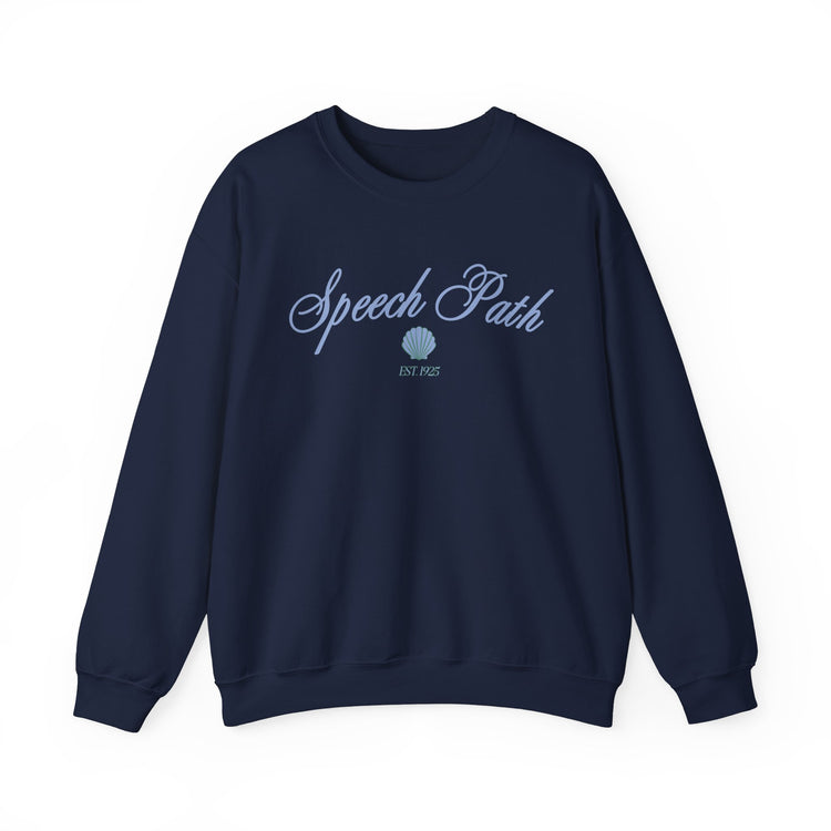 speech path clam crewneck