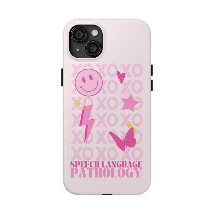 xoxo speech pathology iPhone case