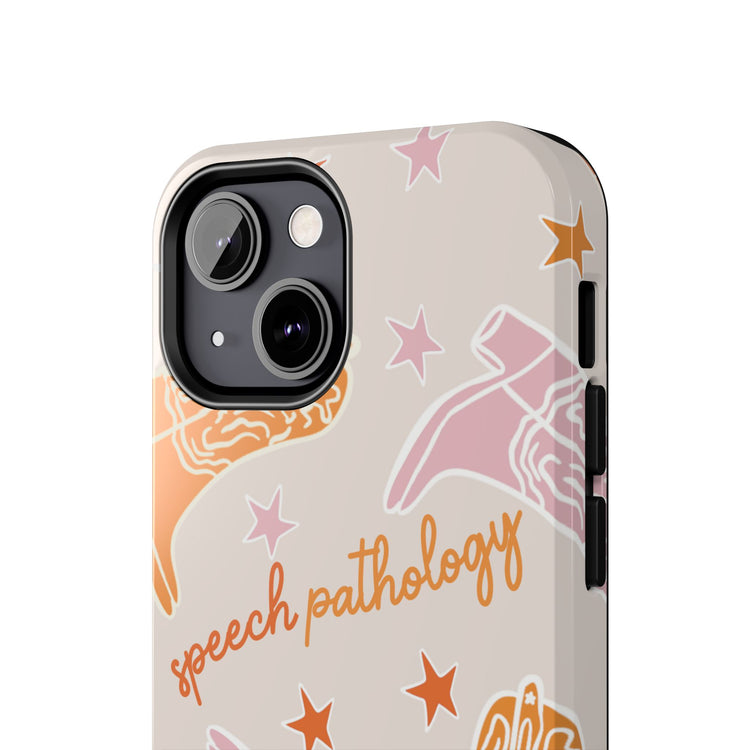 speech pathology boots iPhone case