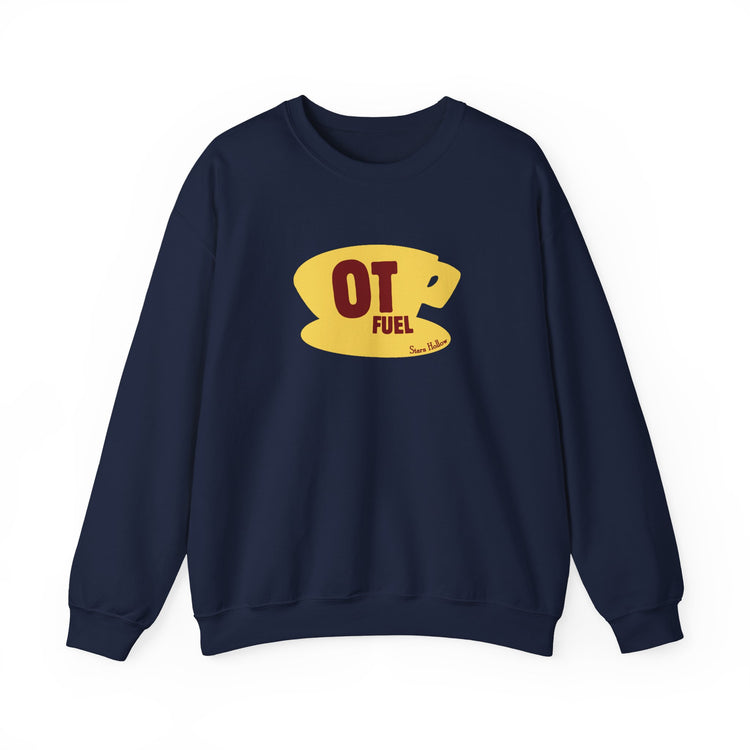OT fuel yellow coffee cup crewneck