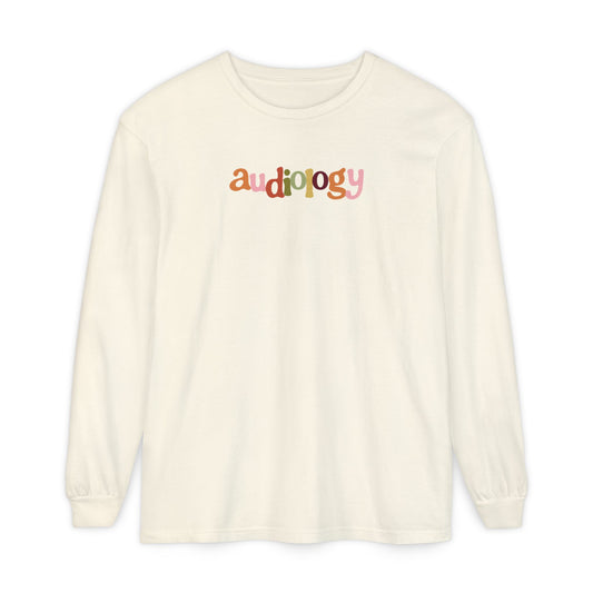 fall audiology long sleeve tee