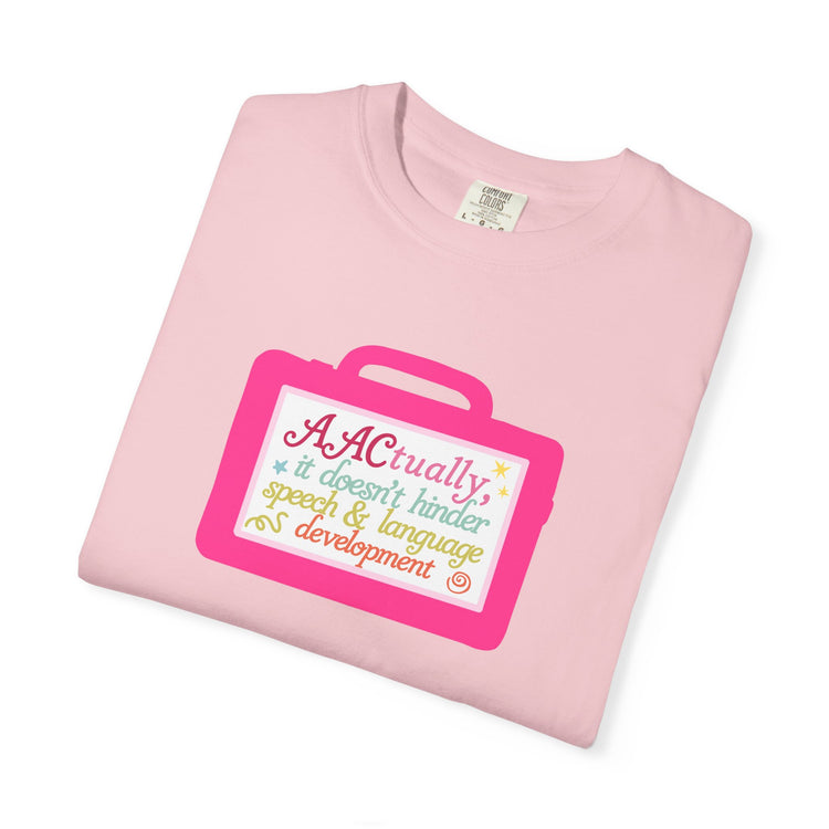 AAC device facts comfort colors tee