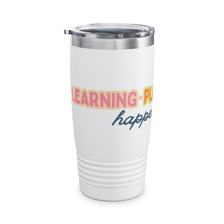 learning playing growing 20oz insulated tumbler