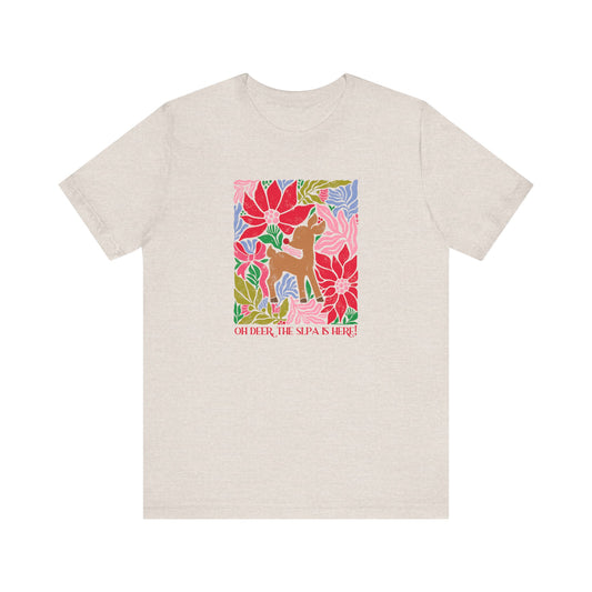 oh deer, the slpa is here short sleeve tee