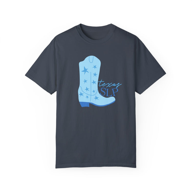 blue boot texas SLP comfort colors tee