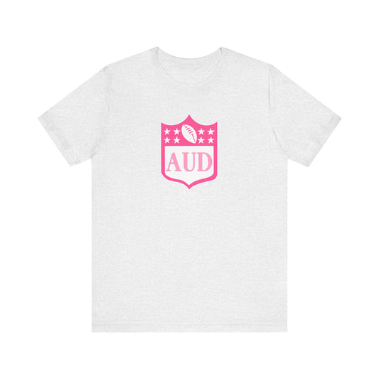 AUD football crest short sleeve tee