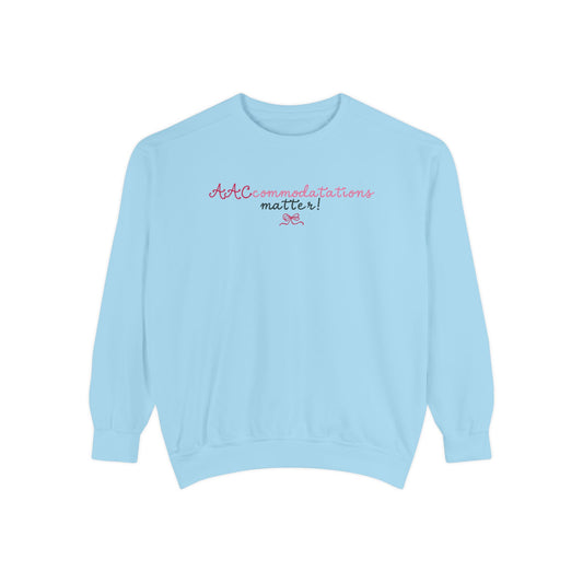 AACcommodations comfort colors crewneck
