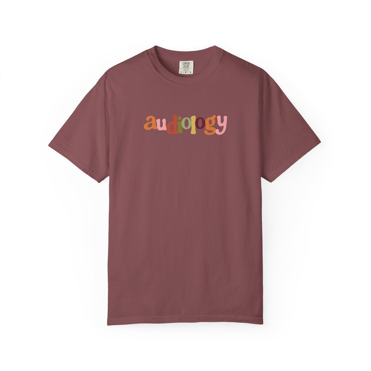 fall audiology comfort colors tee