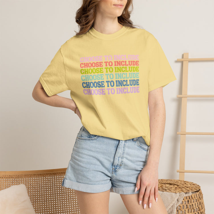 choose to include comfort colors tee