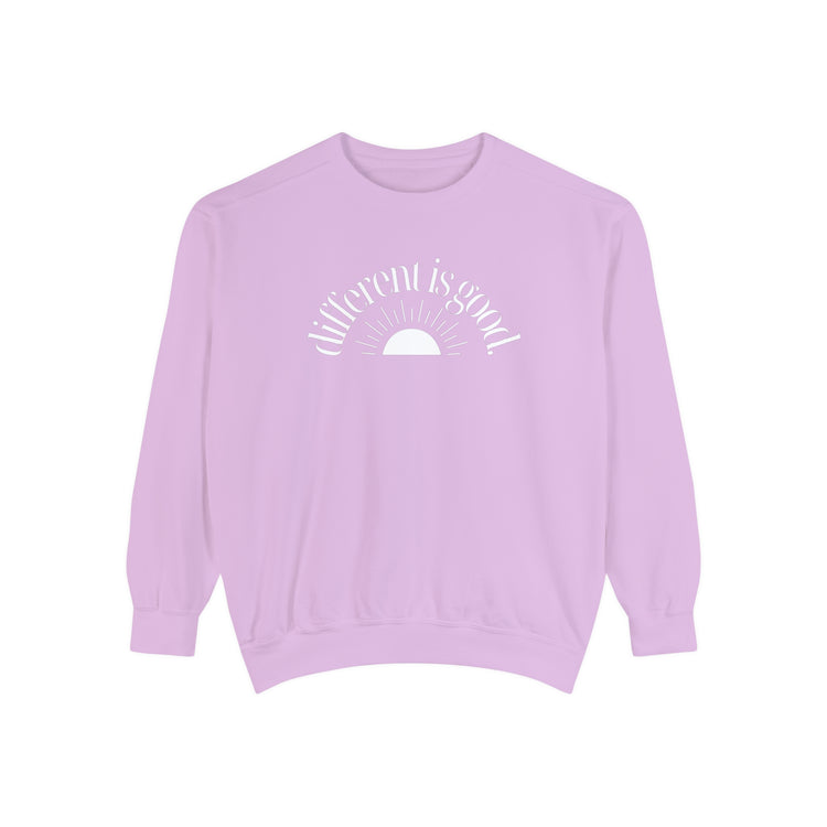 different is good sun comfort colors crewneck