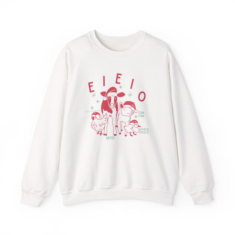 EIEIO holiday barn animals crewneck