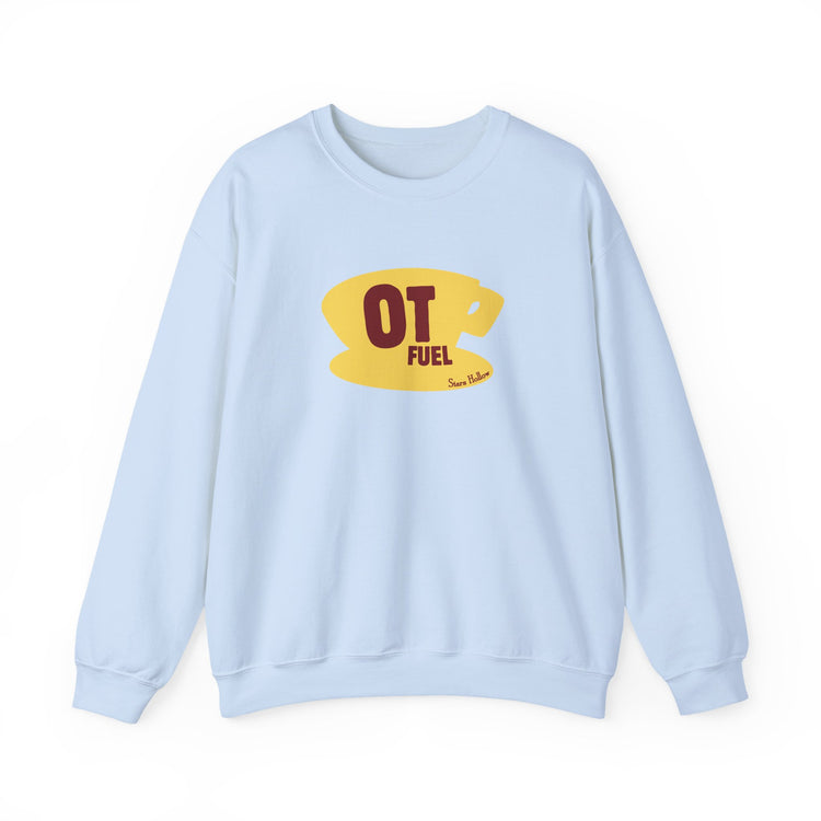 OT fuel yellow coffee cup crewneck