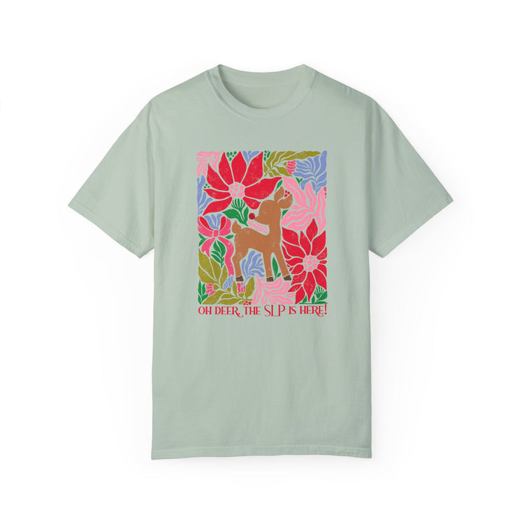 oh deer, the slp is here comfort colors tee