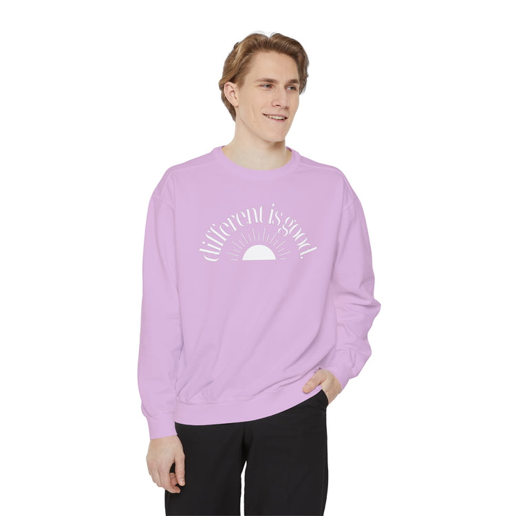 different is good sun comfort colors crewneck