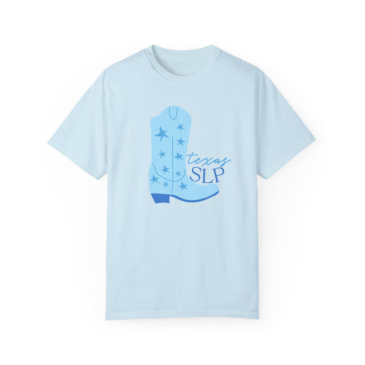 blue boot texas SLP comfort colors tee