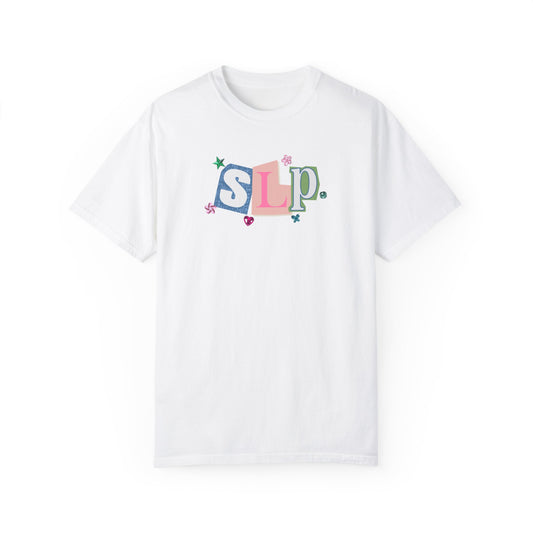 SLP newspaper gem comfort colors tee