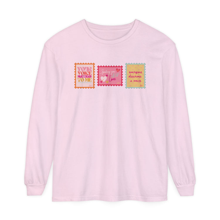 SLP stamps long sleeve tee