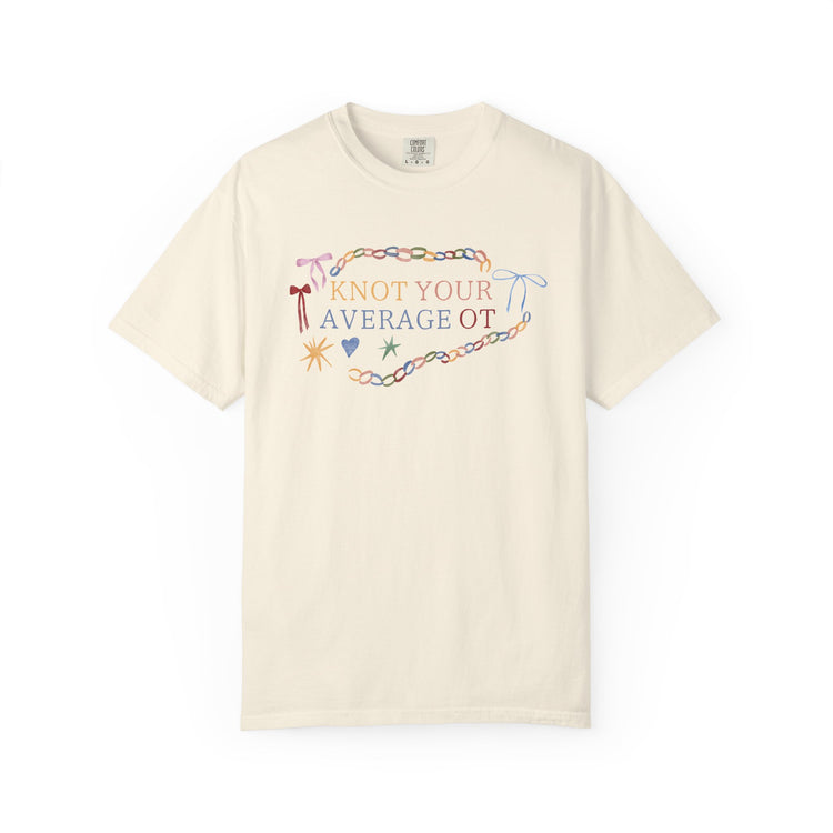 bow knot your average OT comfort colors tee