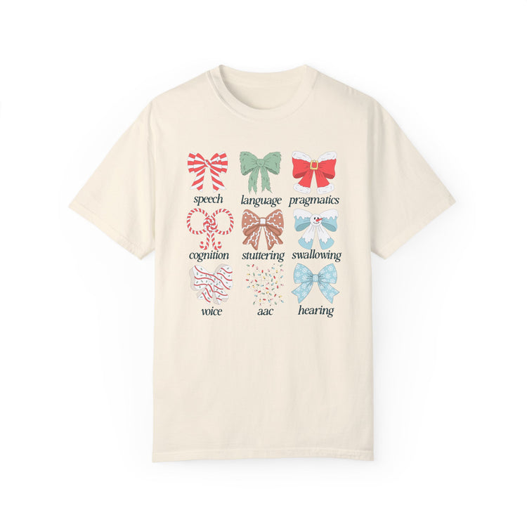 merry bow slp scope comfort colors tee