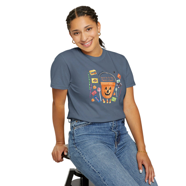 trick or treat comfort colors tee