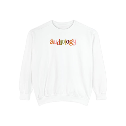 fall audiology comfort colors crewneck
