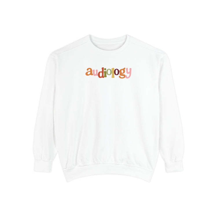 fall audiology comfort colors crewneck