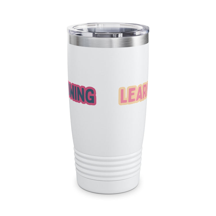 learning playing growing 20oz insulated tumbler