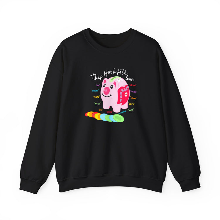 piggy bank speech path loves crewneck