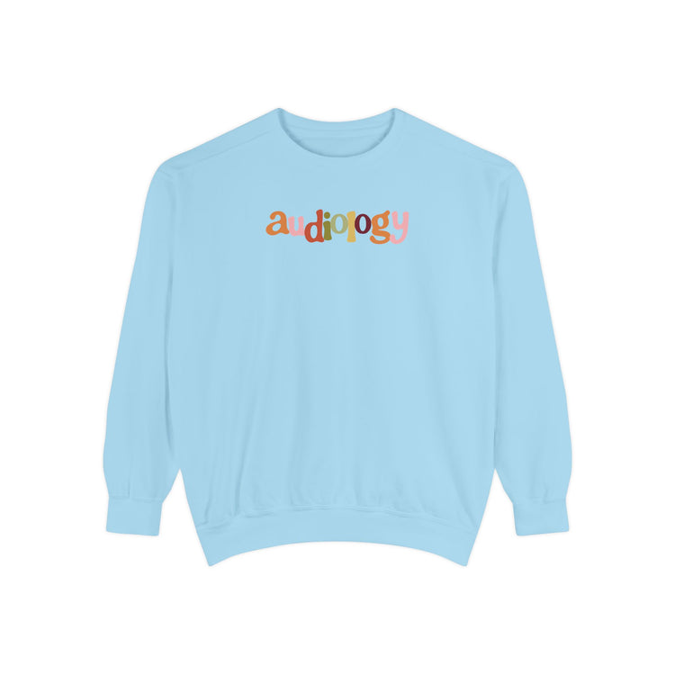 fall audiology comfort colors crewneck