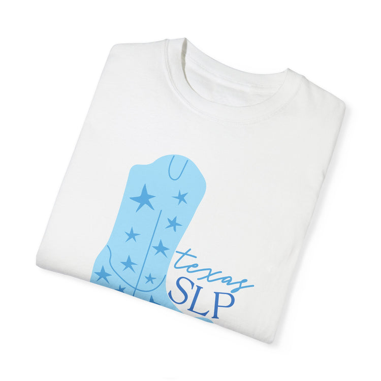 blue boot texas SLP comfort colors tee