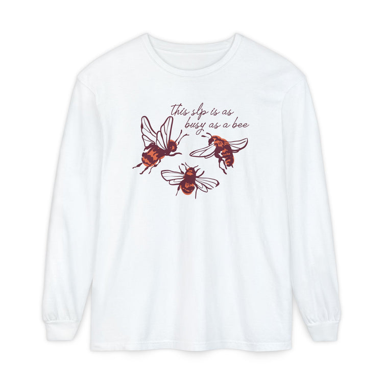 busy as an SLP! long sleeve tee