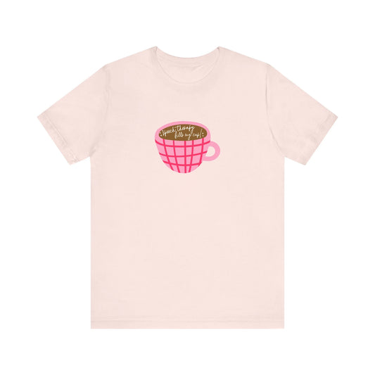 speech therapy fills my cup! tee (sample sale)