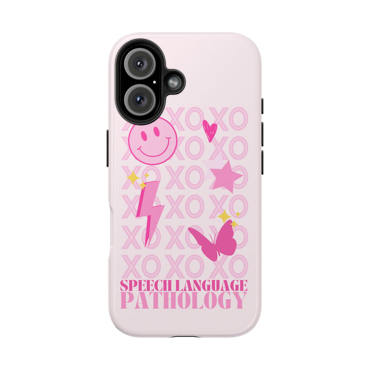 xoxo speech pathology iPhone case