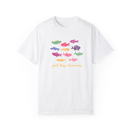 just keep stimming! comfort colors tee