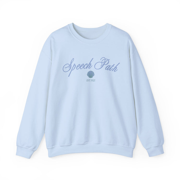 speech path clam crewneck