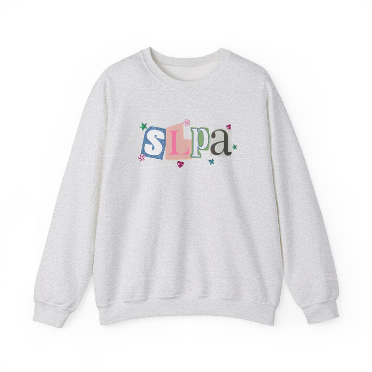 SLPA newspaper gem crewneck