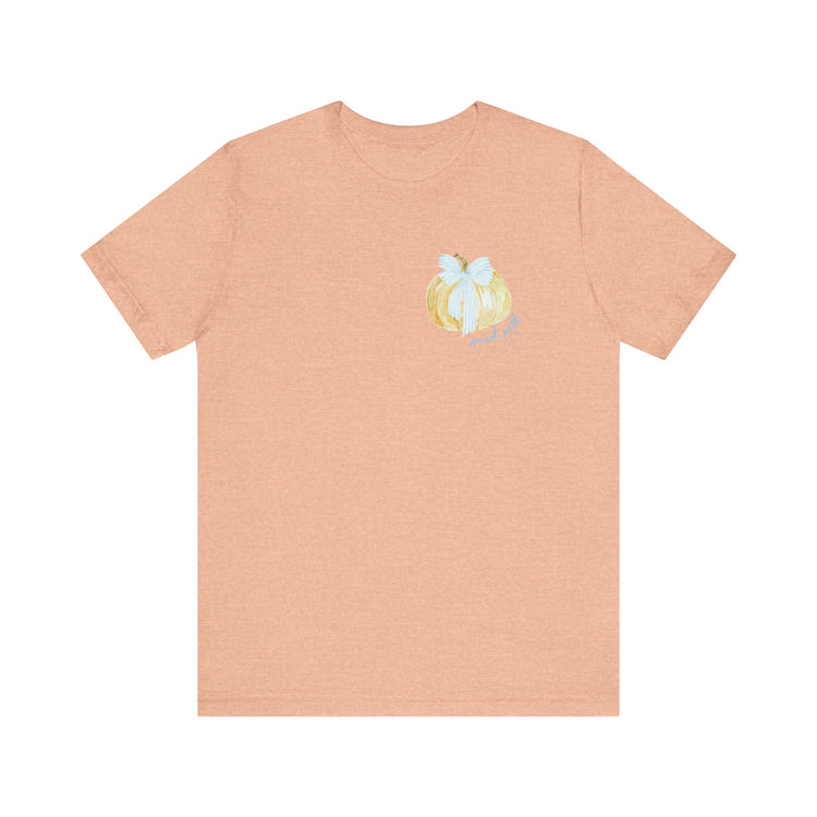 pumpkin bow tee