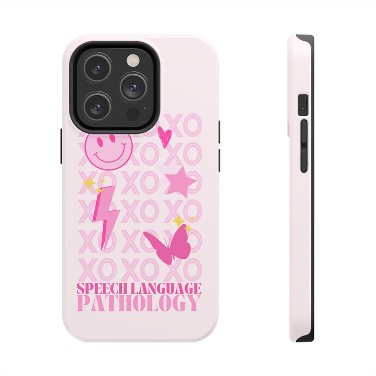 xoxo speech pathology iPhone case